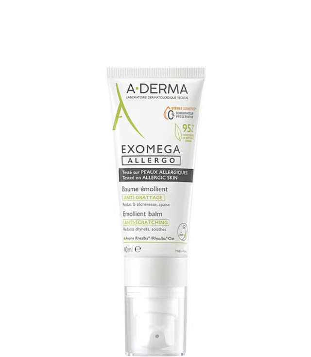 A-Derma Exomega Allergo Emollient Balm, 40 ml.