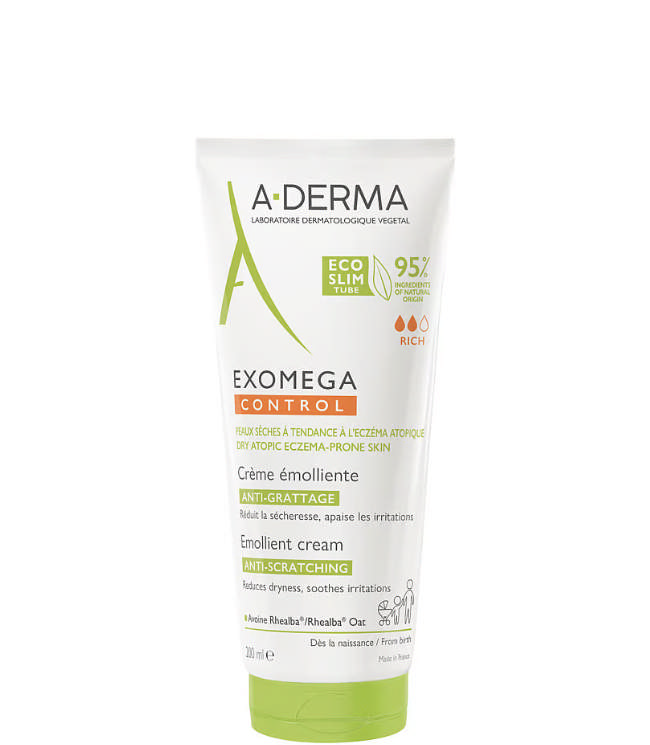 A-Derma Exomega Control Emollient Cream, 200 ml.