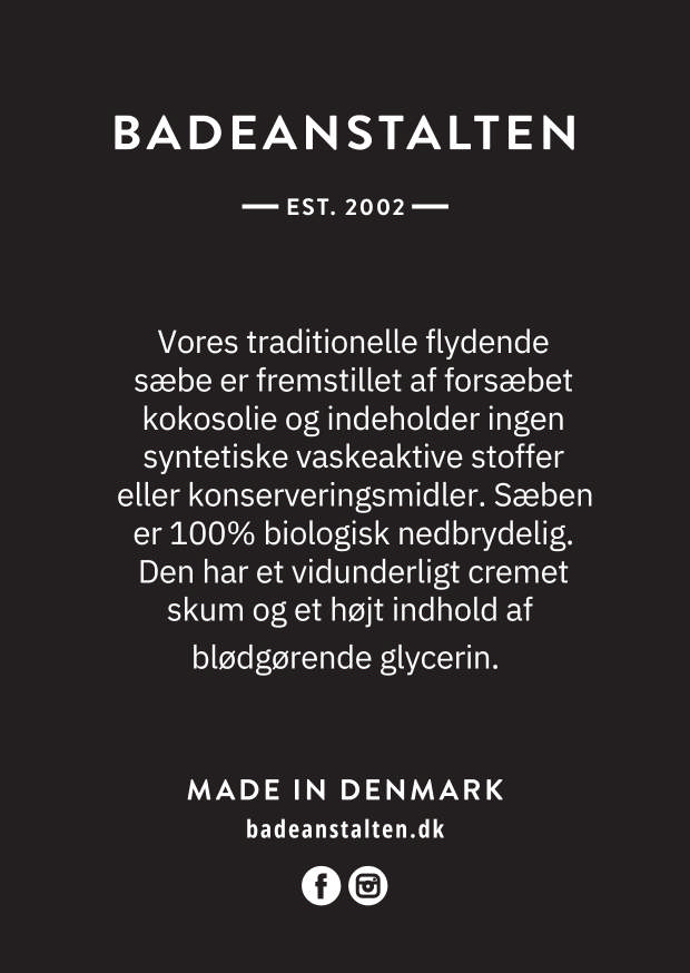 Badeanstalten Flydende Sæbe - Agurk og Mynte, 300 ml.