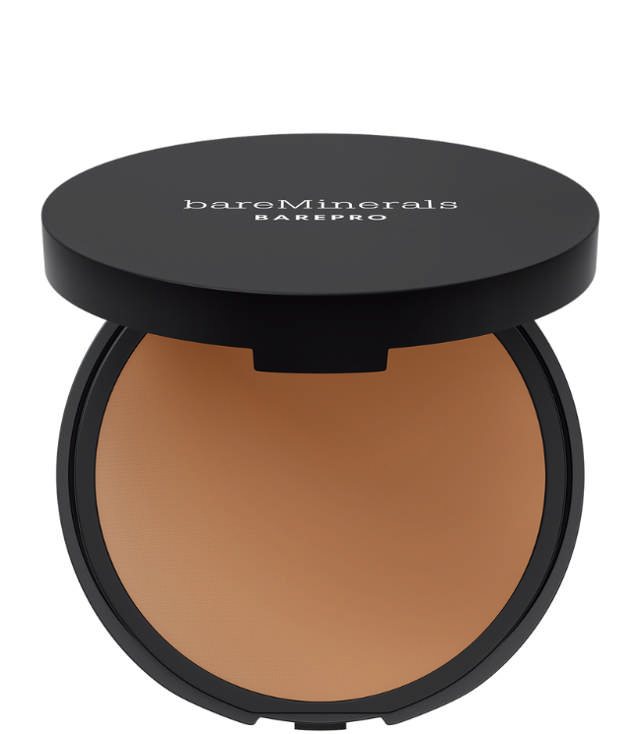 BareMinerals Barepro 16H Skin-Perfecting Pressed Powder Foundation Medium Deep 45 Warm, 8 g.