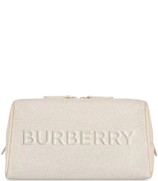 Burberry Toilettaske Hvid/Beige