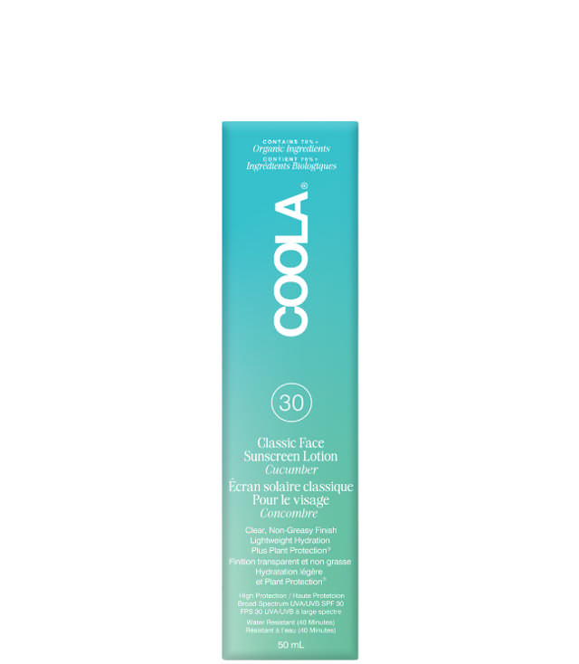 COOLA Classic Face Lotion Cucumber SPF30, 50 ml.