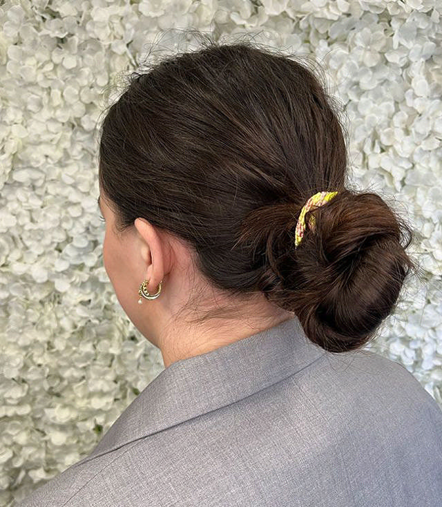 JA-NI Hair Accessories - Hair elastics, The Yellow & Baby Pink