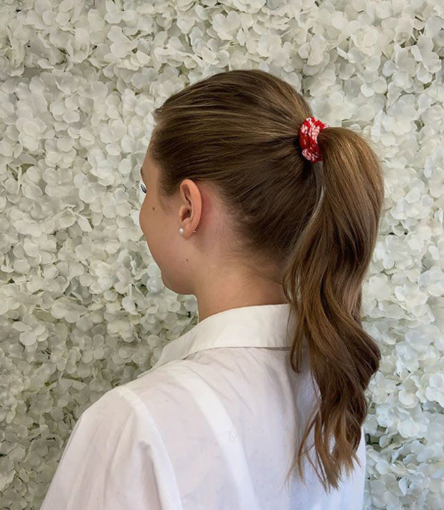 JA-NI Hair Accessories - Hair elastics, The Red & Pink