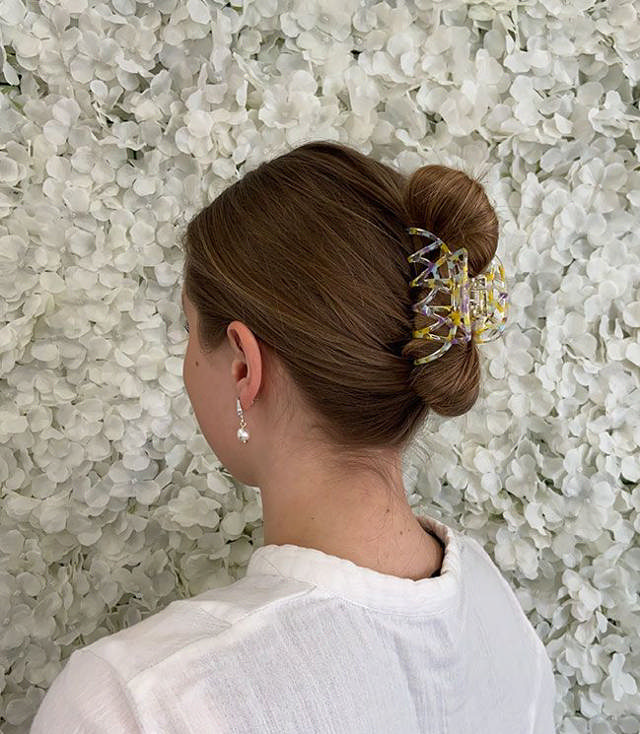 JA-NI Hair Accessories - Hair Clamps Cecilie, The Yellow