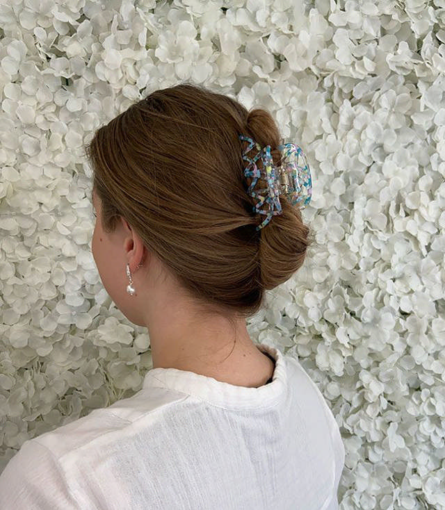 JA-NI Hair Accessories - Hair Clamps Cecilie, The Blue