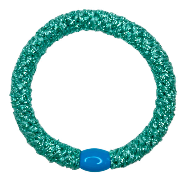 JANI Hair Accessories - Hair elastics, The Spring Green Glitter