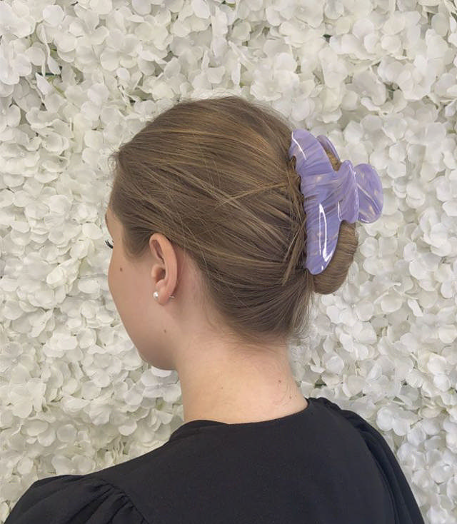 JA-NI Hair Accessories - Hair Clamps Pernille, The Purple