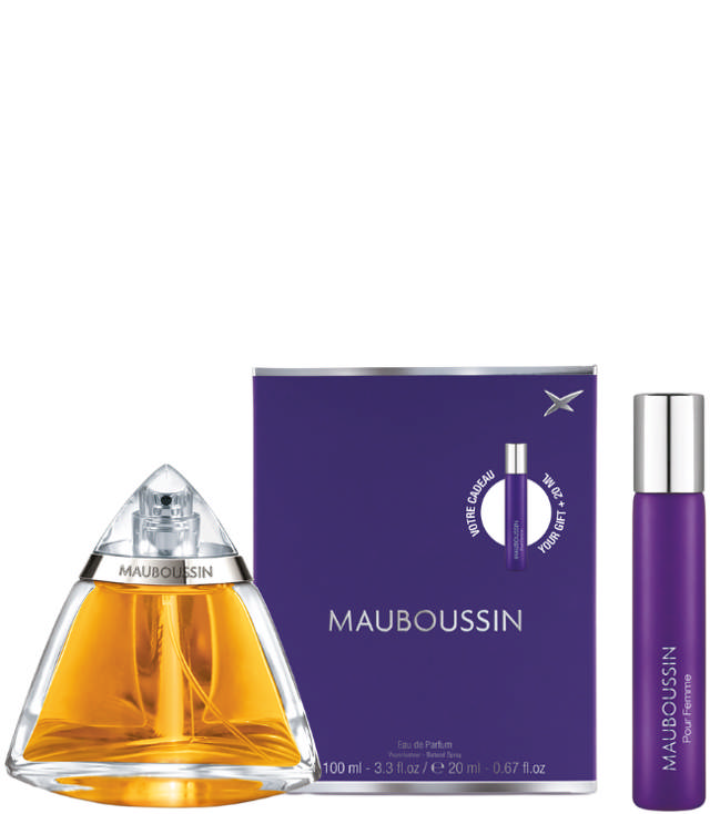 Mauboussin Pour Femme Travel Edition - EDP 100 ml. + Travel Spray EDP 20 ml.