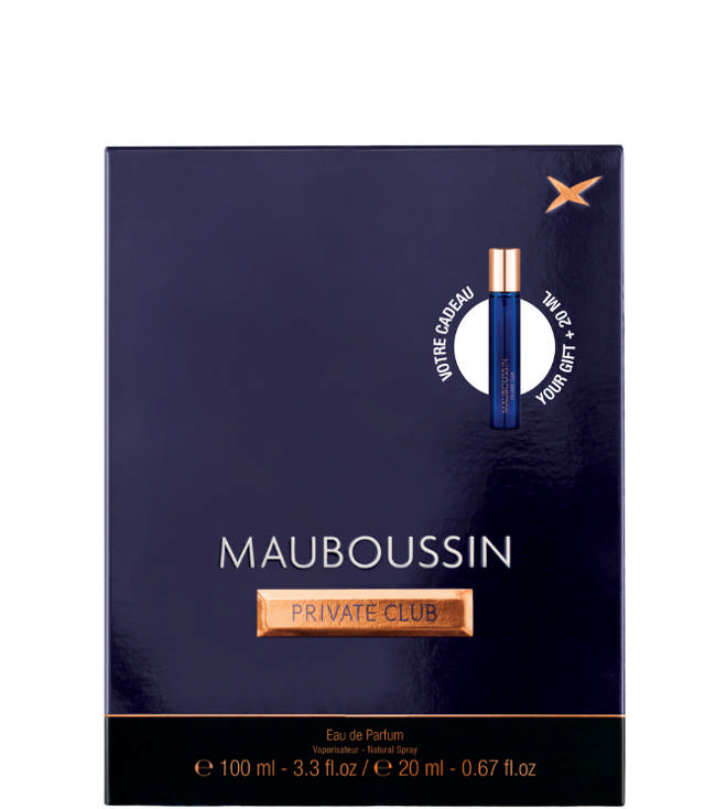Mauboussin Private Club Travel Edition - EDP 100 ml. + Travel Spray EDP 20 ml.