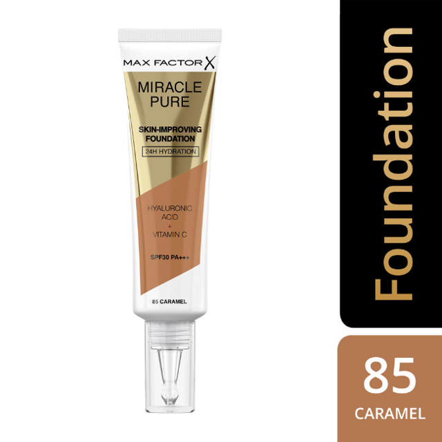 Max Factor Miracle Pure Foundation 85 Caramel, 30 ml.