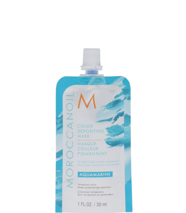 Moroccanoil Depositing Mask Aquamarine, 30 ml.
