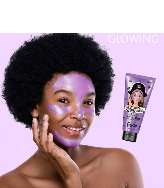 Rude Cosmetics Pirates Chest Peel Off Mask - Glowing, 60 ml.