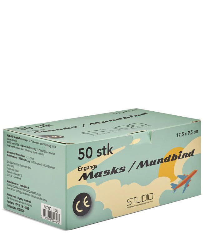 Studio Type 2 Mundbind 50 Stk - 3 Lag