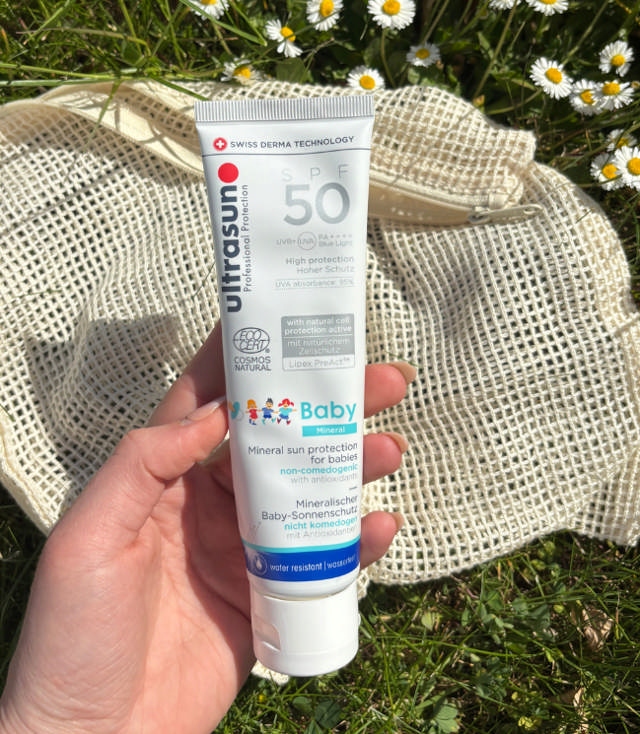 Ultrasun Baby Mineral SPF50 Tube, 100 ml.