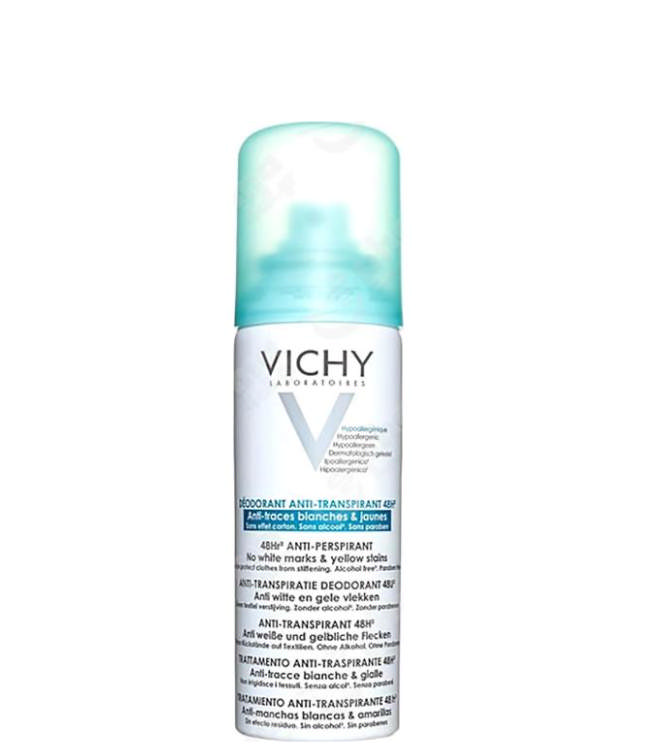 Vichy Deodorant 48Hour Aerosol Anti-Perspirant, 125 ml.